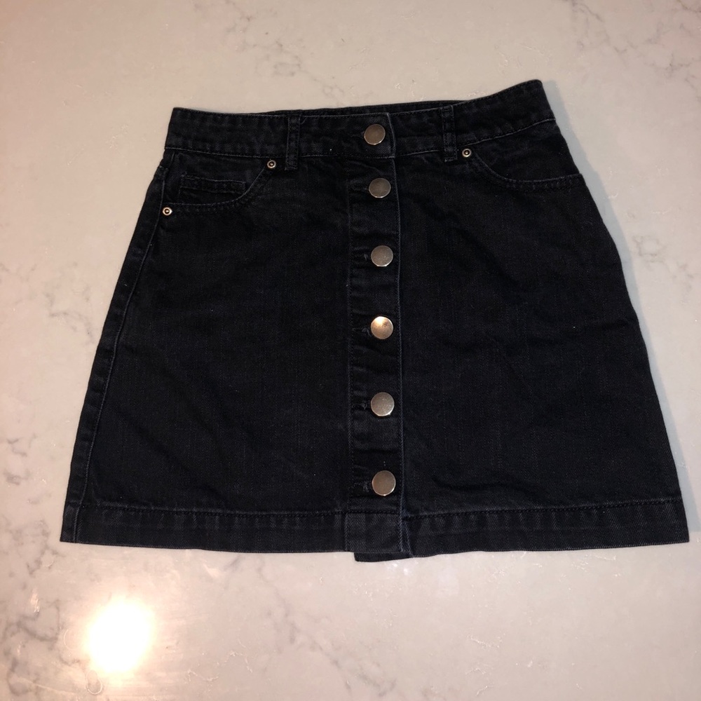Forever 21 Button Front Skirt